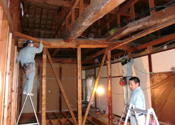 歴史の残る八尾の企業が考える古民家の形